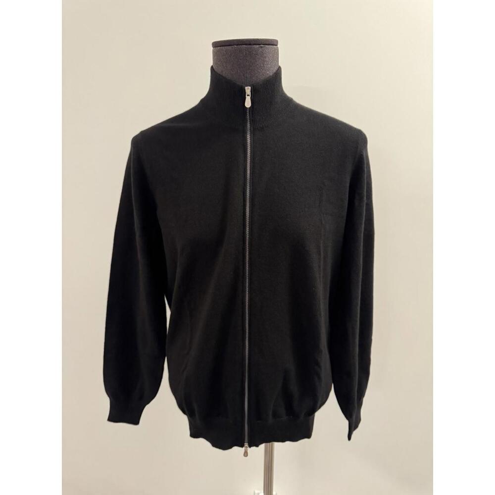 Brunello Cucinelli Cashmere Cardigan Zip Sweater Size 54
